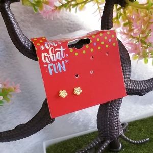 18K SOLID GOLD EARRINGS